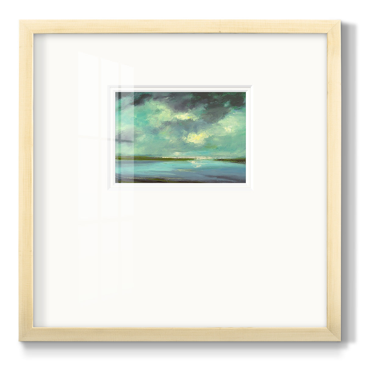 Lagoon - Double Matboard Framed Print
