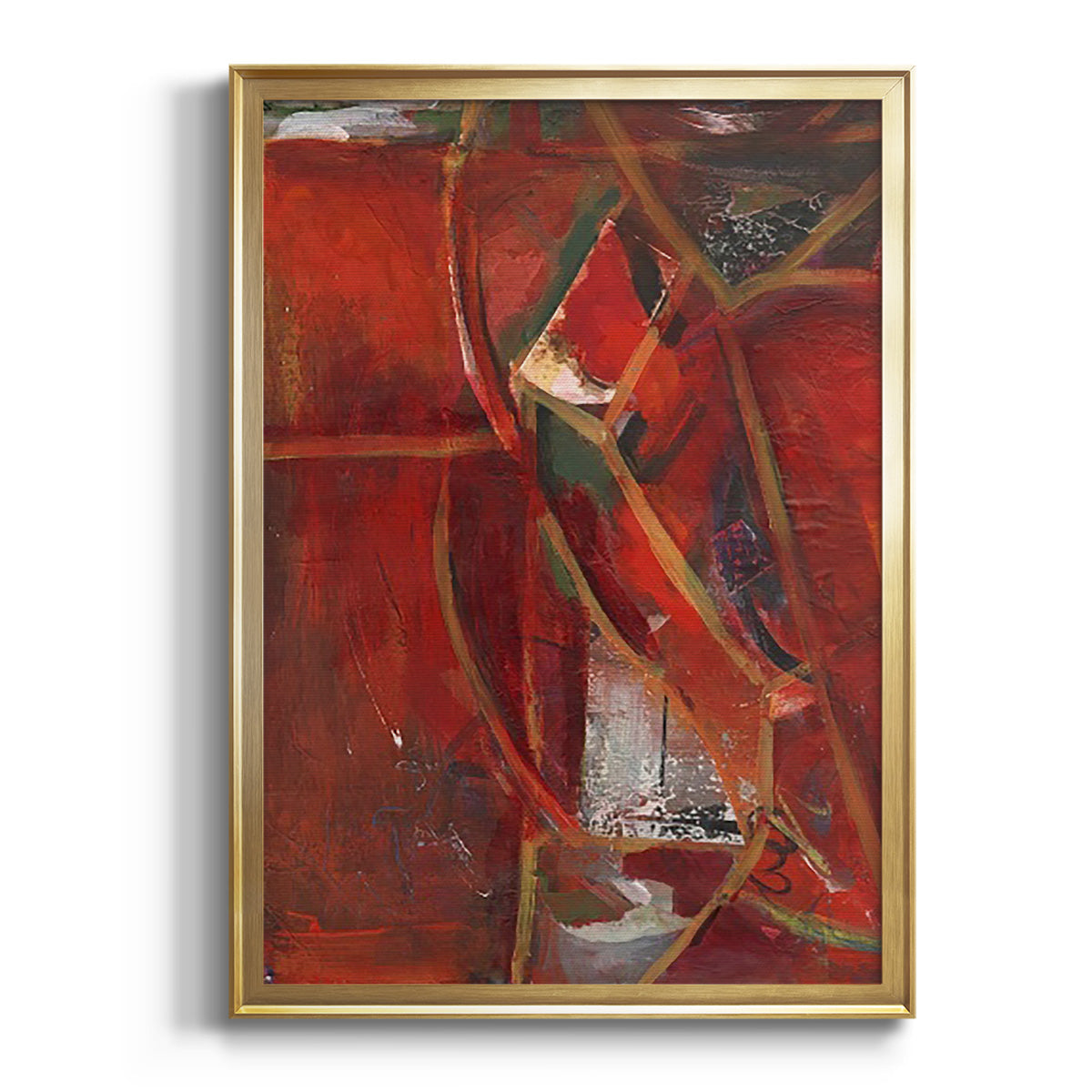 City Life II - Modern Framed Canvas Print