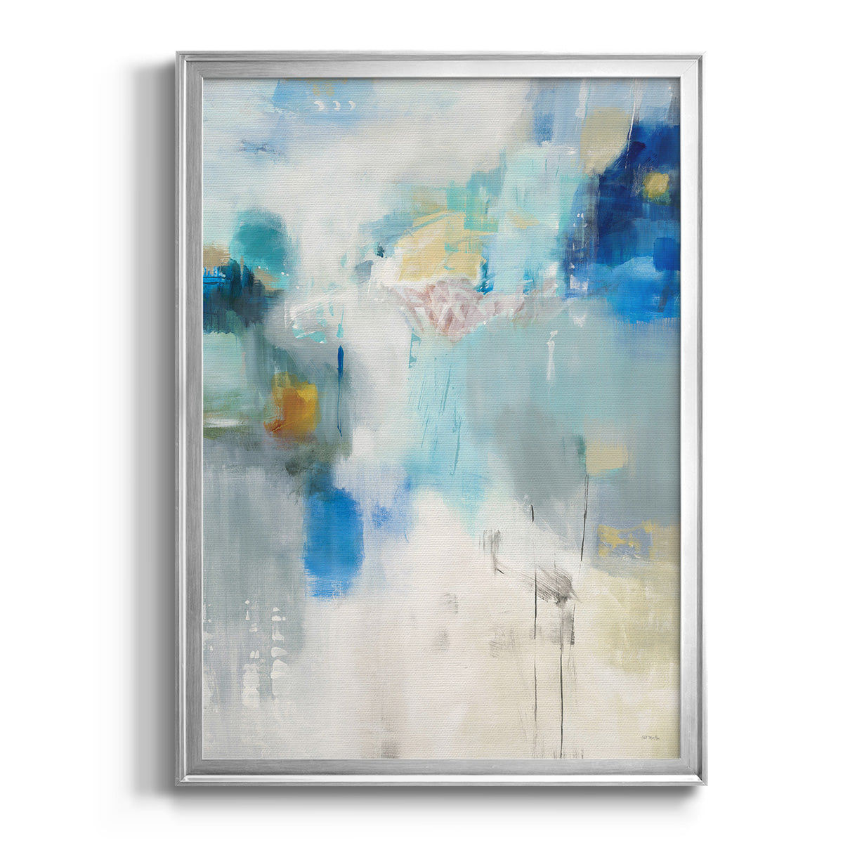 Celeste Motion I - Modern Framed Canvas Print