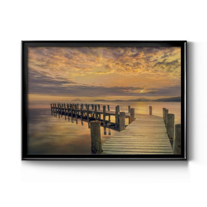 Reaching Out - Modern Framed Canvas Print