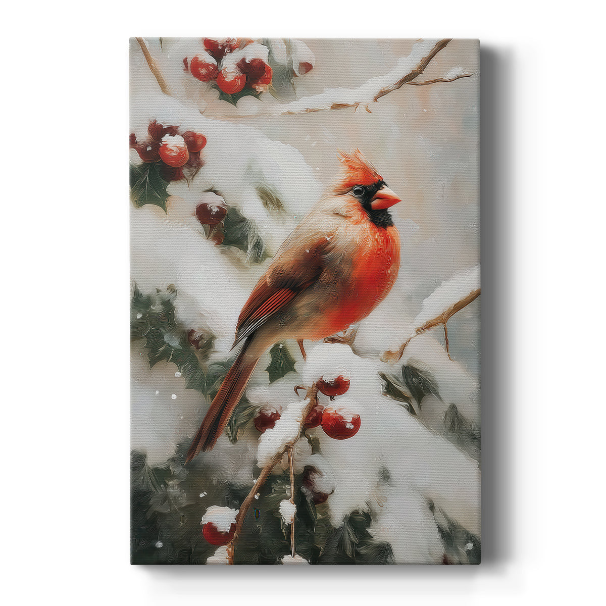 Sleigh of Golden Blessing - Canvas Art Print