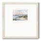 Soft Morning Sea Premium Framed Print Double Matboard