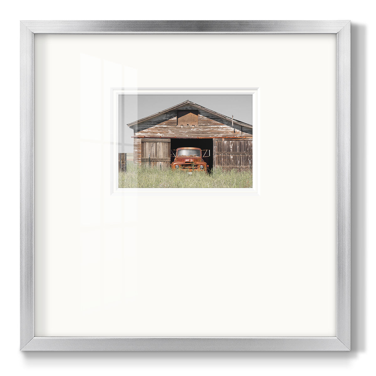 Vintage Ride - Double Matboard Framed Print