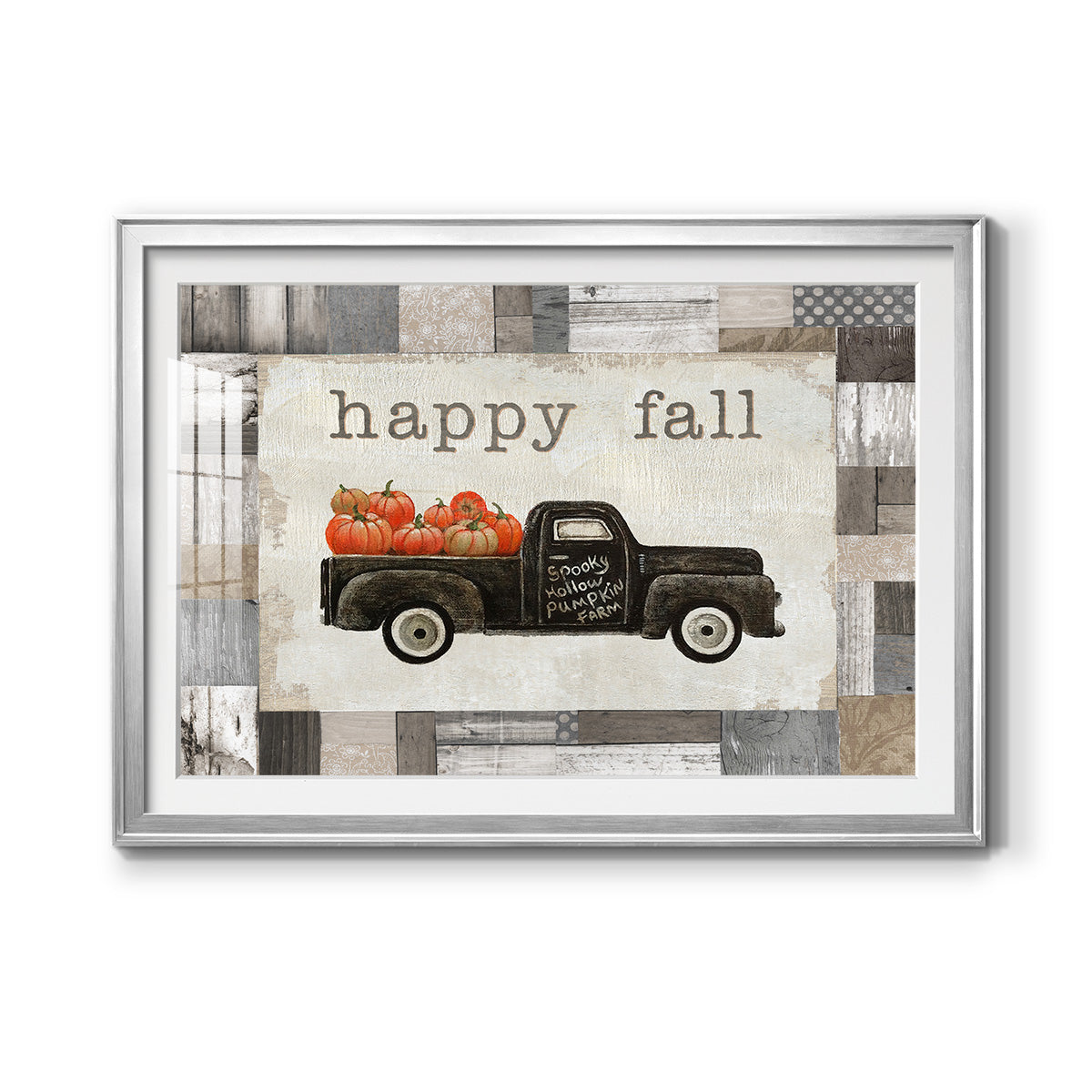 Spooky Hollow Farm - Modern Framed Art Print