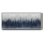 Misty Indigo Forest - Floater Framed Canvas Print