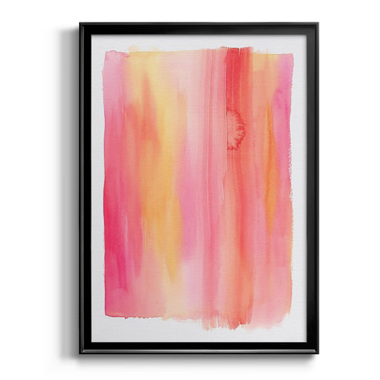 Summer Sherbet Wash I - Modern Framed Canvas Print
