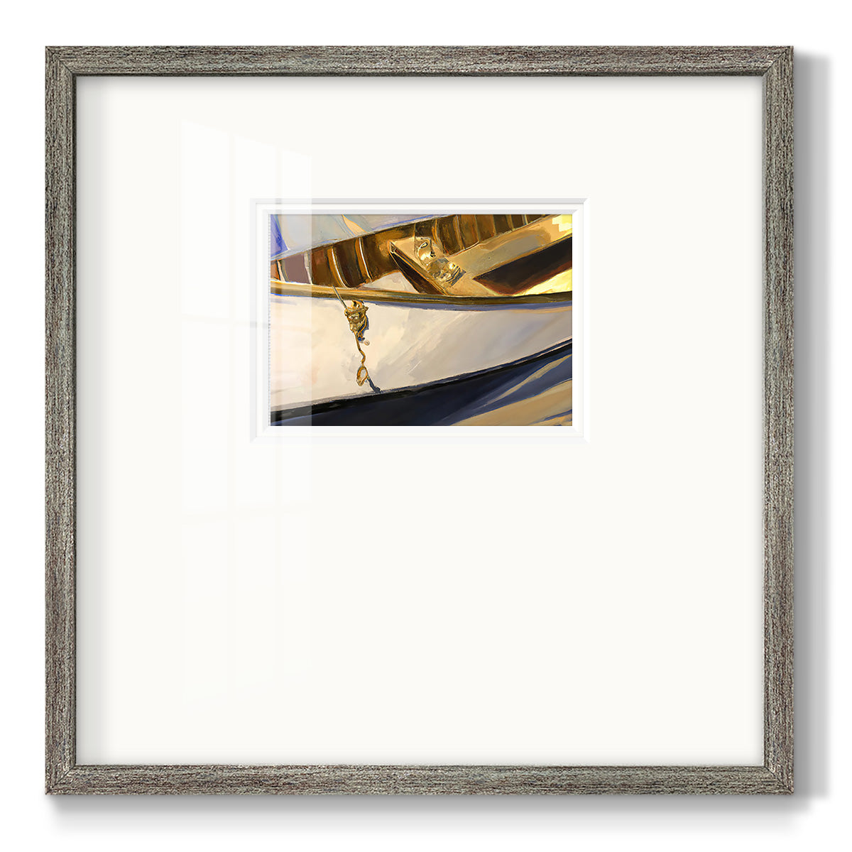 Golden Cano III Premium Framed Print Double Matboard