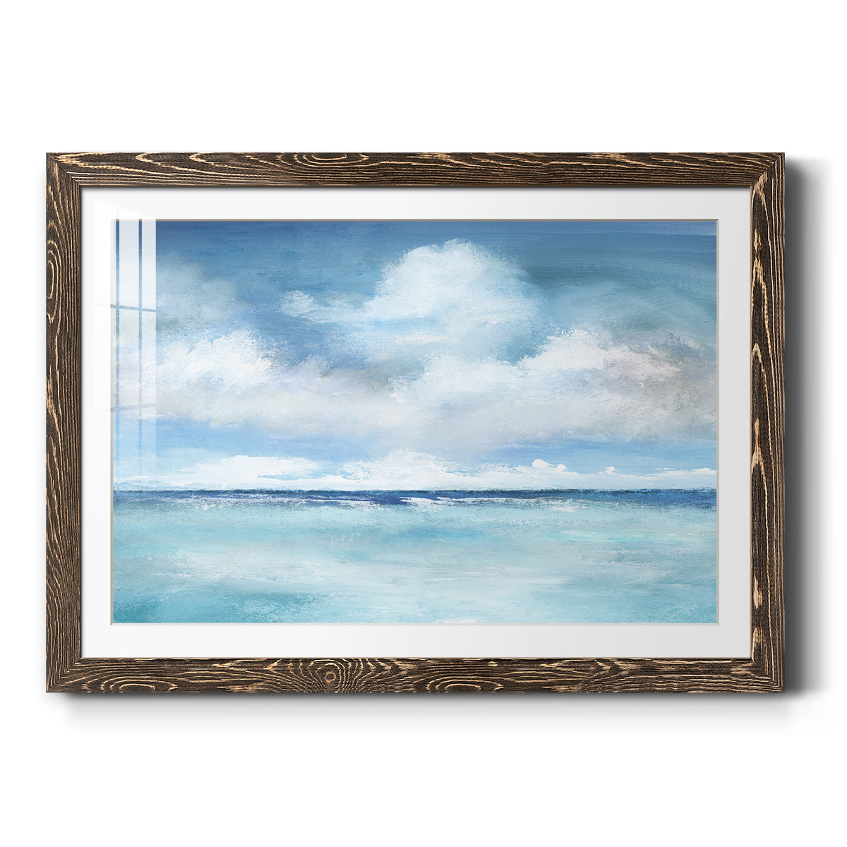 Caribbean Clouds - Barnwood Framed Art Print