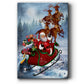 Santa's Sleigh - Gallery Wrapped Canvas