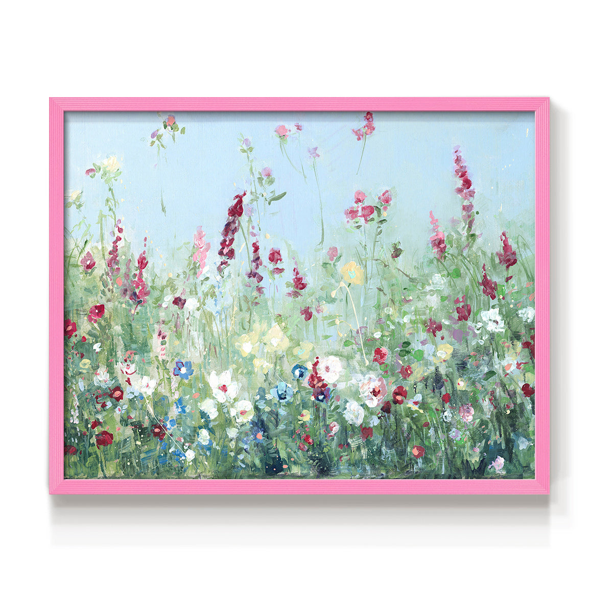 Sweet Summer Meadow - Restickable Framed Art Print