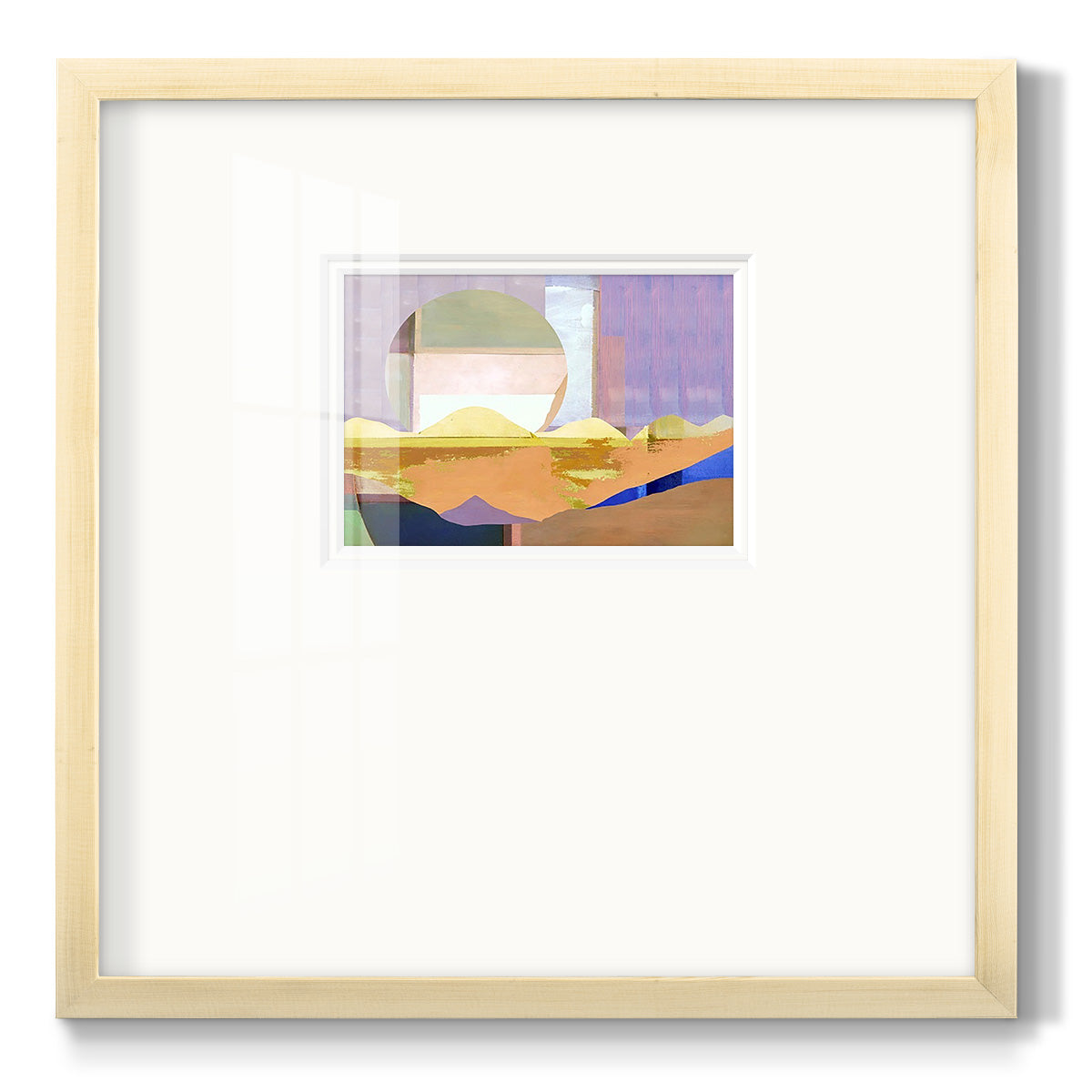 Pink Paint - Double Matboard Framed Print