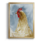 Chicken Portrait I - Modern Framed Canvas Print