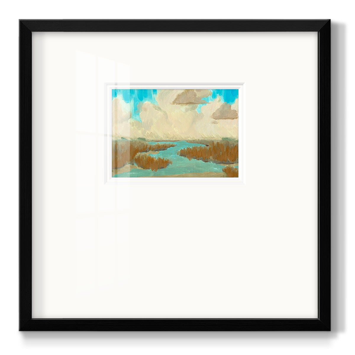 Fripp Island Water I Premium Framed Print Double Matboard