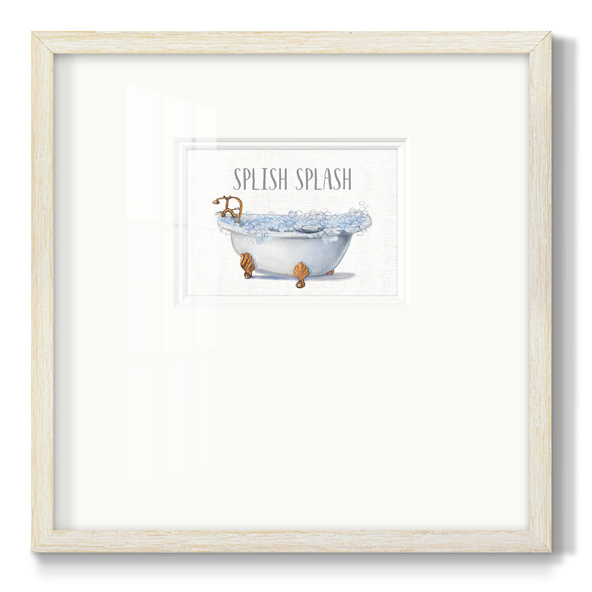 Splish Splash Premium Framed Print Double Matboard