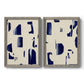 Fragment Abstraction I - Premium Framed Canvas 2 Piece Set - Ready to Hang