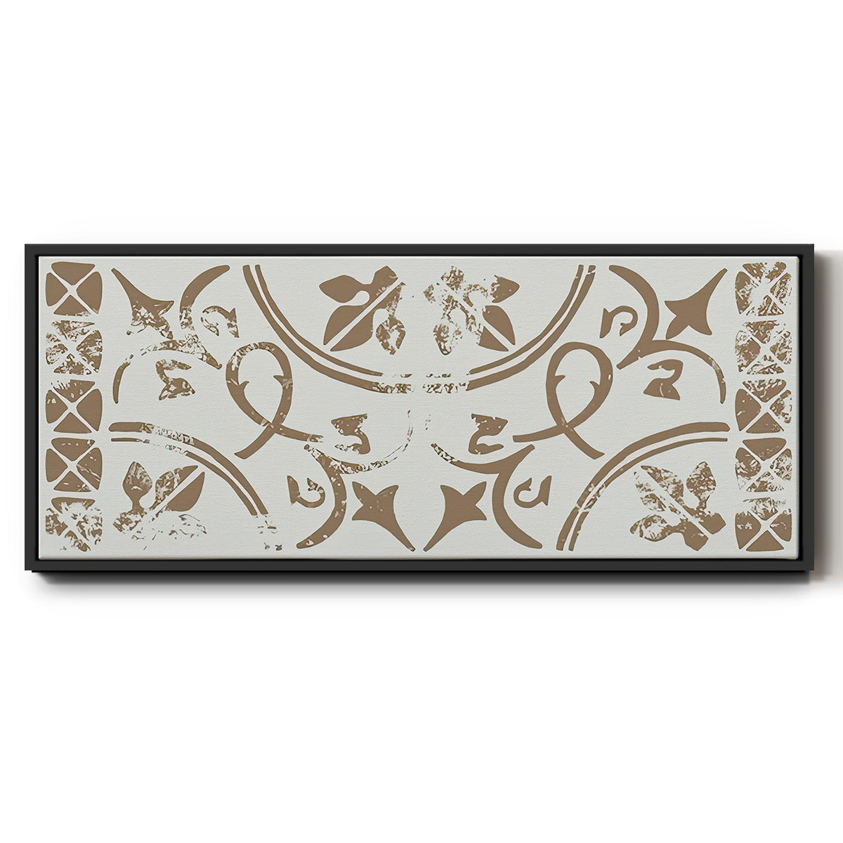 Ceramic Tile Collection D - Floater Framed Canvas Print