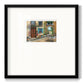 Tuscan Courtyard - Double Matboard Framed Print