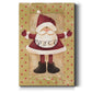 Polka Dot Peace Santa Premium Gallery Wrapped Canvas - Ready to Hang