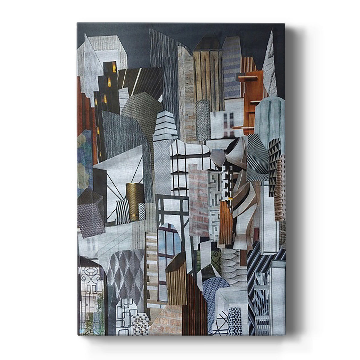 Western Metropolis Premium Gallery Wrapped Canvas - Ready to Hang