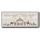 Silent Night Nativity - Floater Framed Canvas Print
