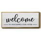 Welcome Ever After - Floater Framed Canvas Print