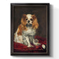 A King Charles Spaniel - Ornate Framed Canvas Print