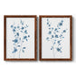 Blue Blossom I - Premium Framed Canvas 2 Piece Set - Ready to Hang