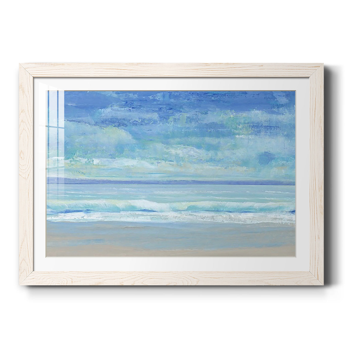 Rolling Surf II - Barnwood Framed Art Print