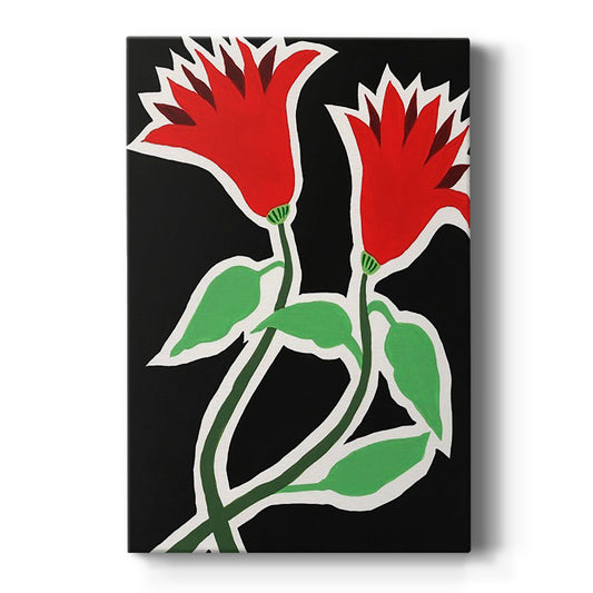 Pop Flowers VI - Canvas Art Print