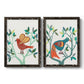 Whitty Bird I - Premium Framed Canvas 2 Piece Set - Ready to Hang