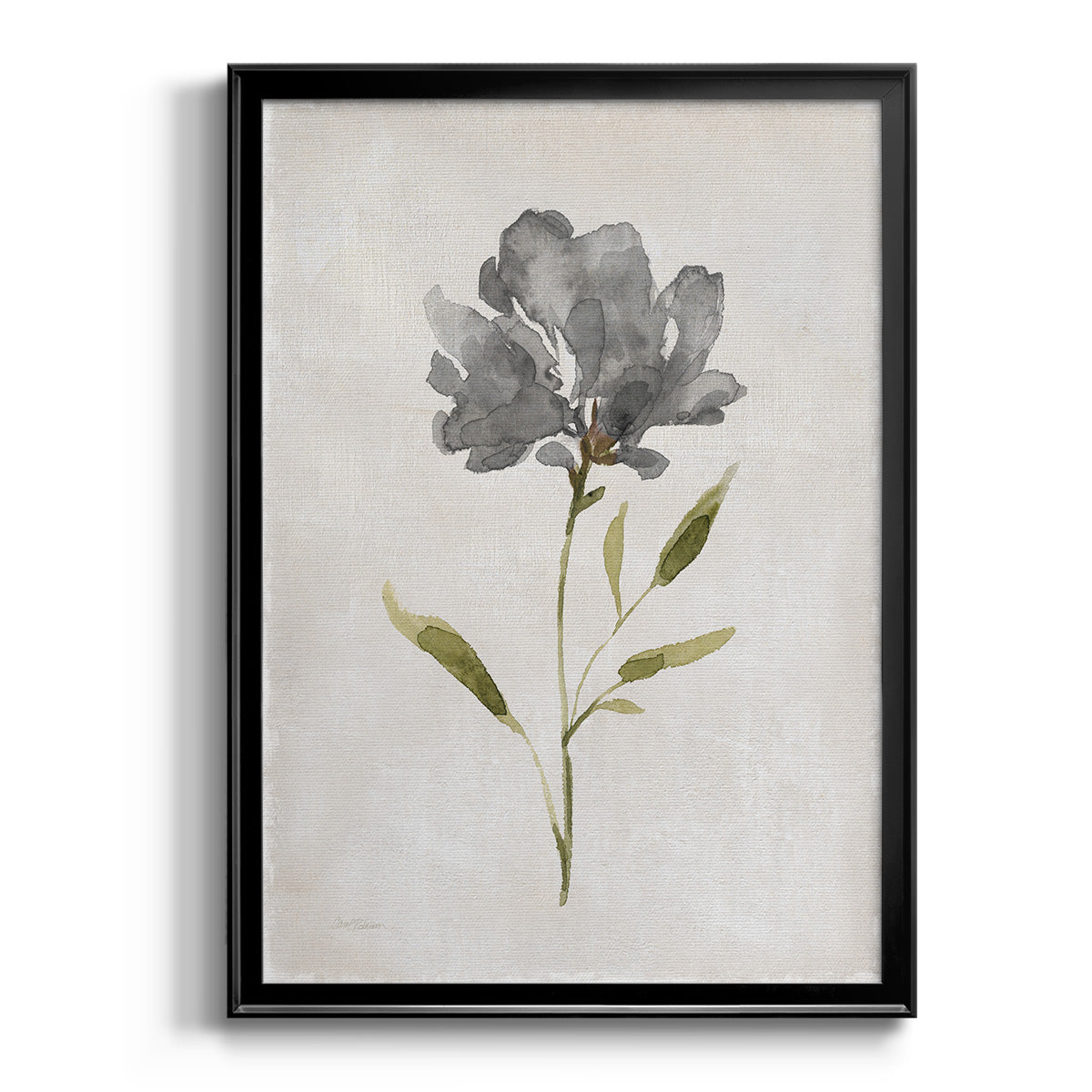 Botanical Beauty II - Modern Framed Canvas Print