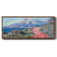 The Red Road Near Menton, 1884 - Floater Framed Canvas Print