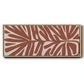 Terra Cotta Block Palms IV - Floater Framed Canvas Print