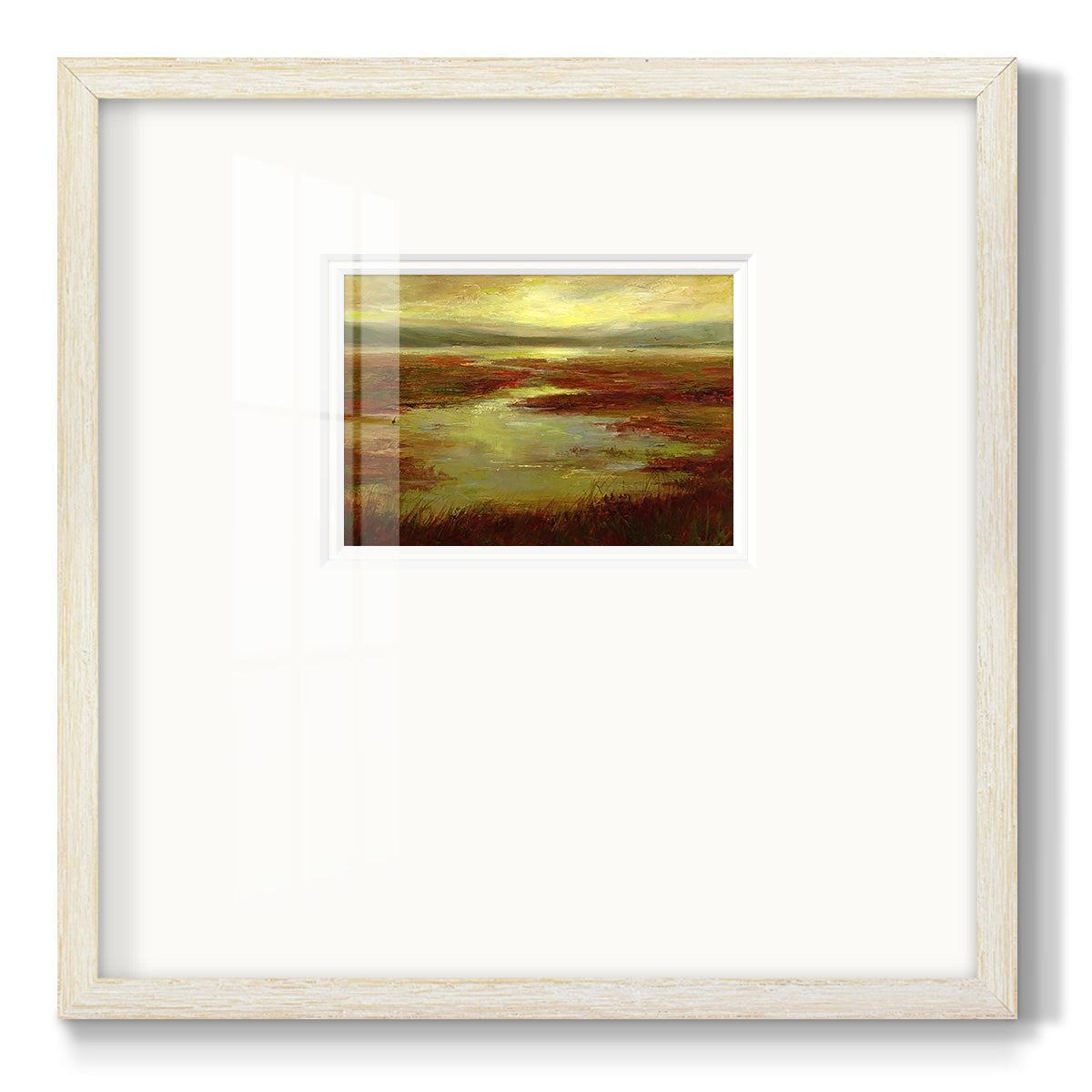 Coastal Views V Premium Framed Print Double Matboard