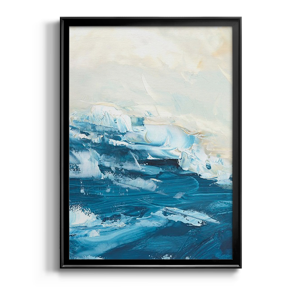 Wave after Wave I - Modern Framed Canvas Print