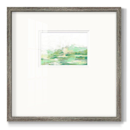 Green Mist Vista II Premium Framed Print Double Matboard