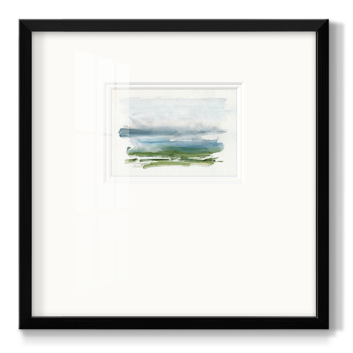 Coastline Splash III - Double Matboard Framed Print