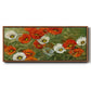 Poppy Symphony - Floater Framed Canvas Print