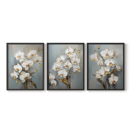 Floral Study Series LXV - Restickable Framed Art Set