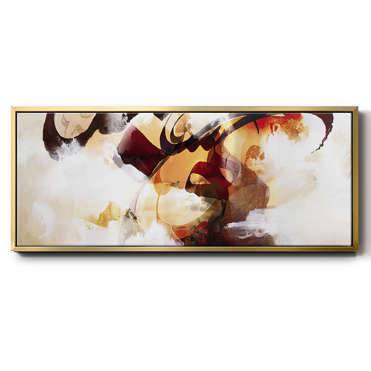 Ramad IV - Floater Framed Canvas Print