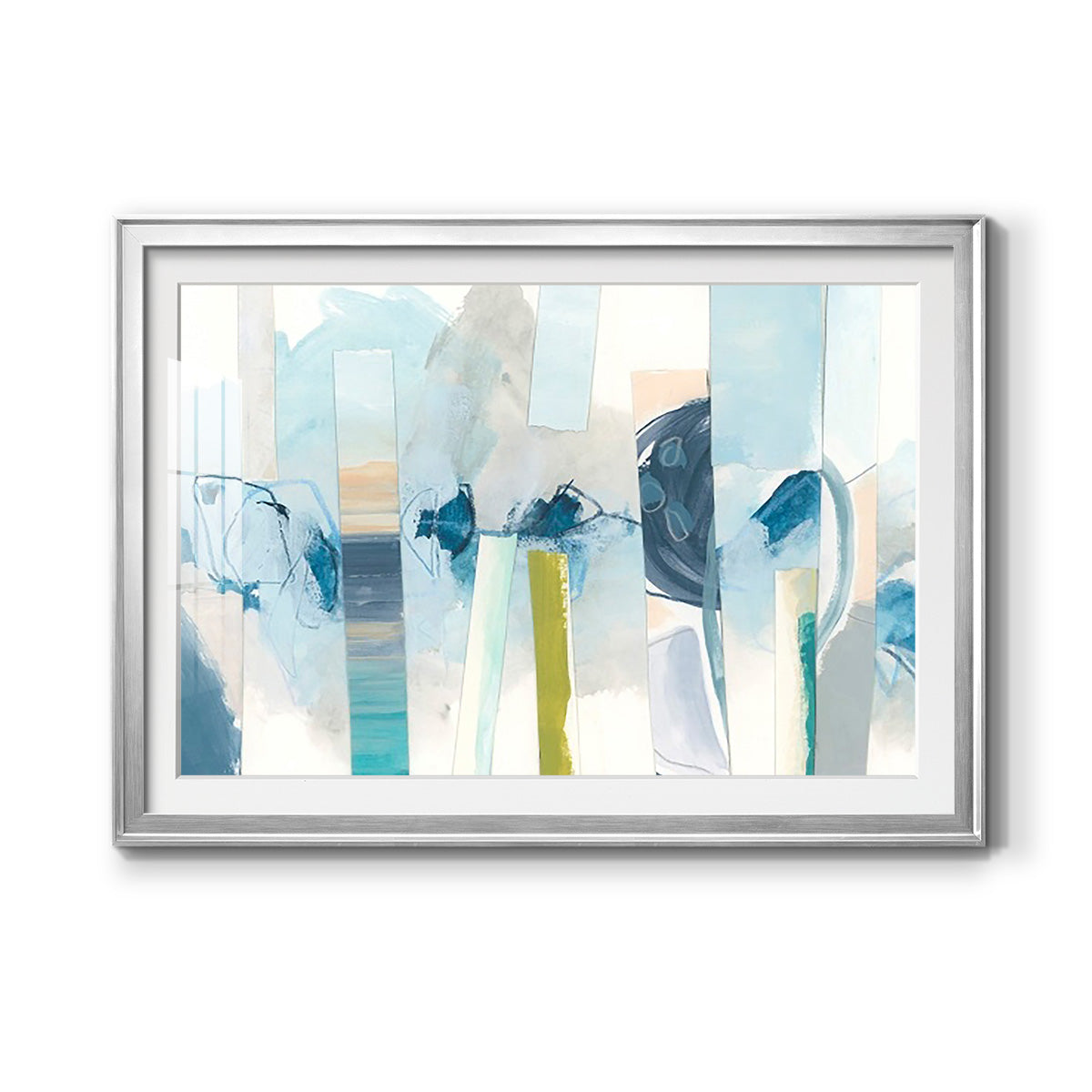 Liquid Strata I Premium Framed Print - Ready to Hang