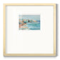 Turquoise Cliff Wall I - Double Matboard Framed Print