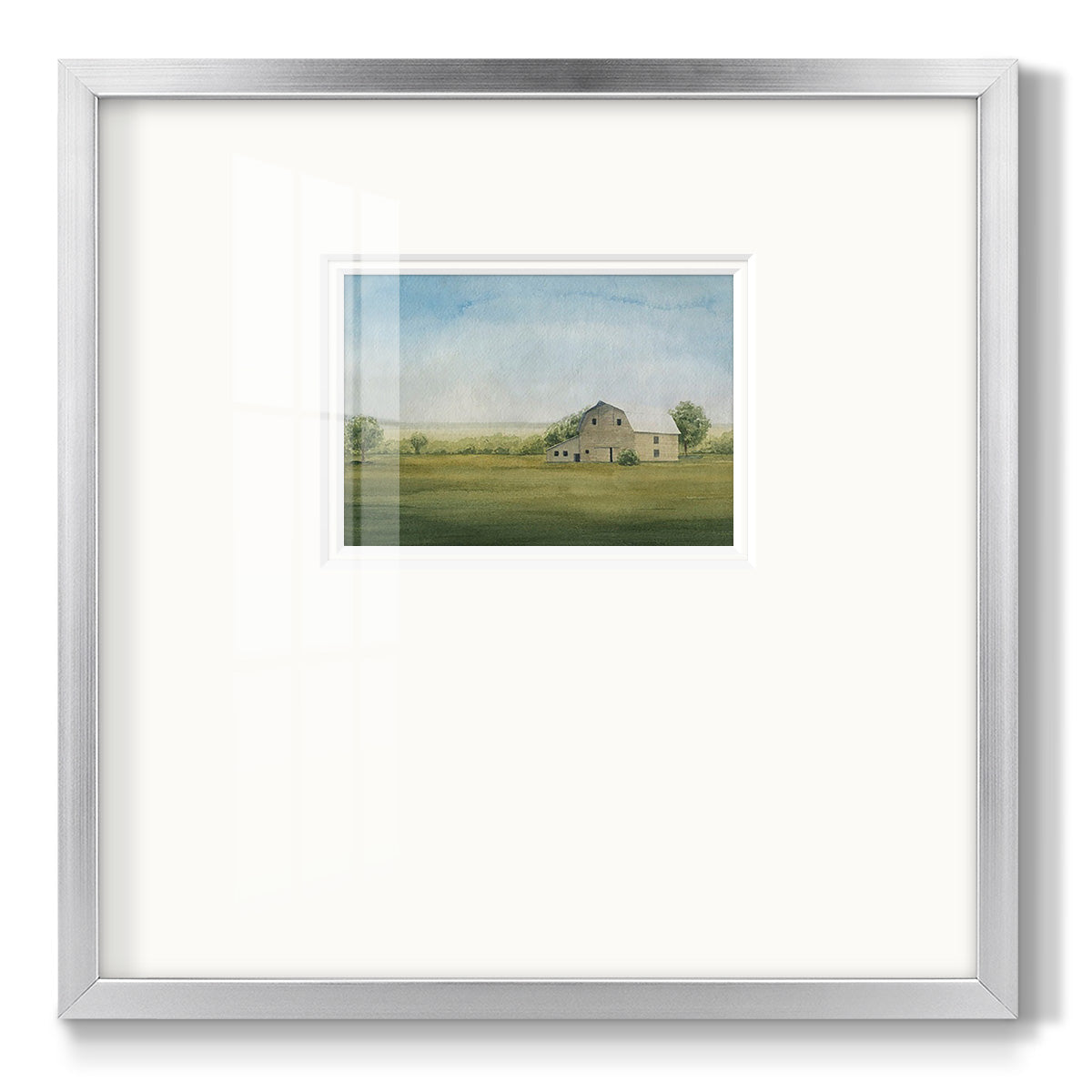 Grove Farm I - Double Matboard Framed Print