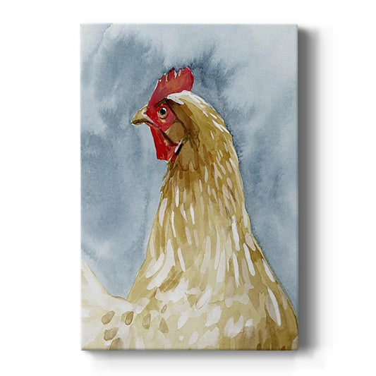 Chicken Portrait I - Canvas Art Print