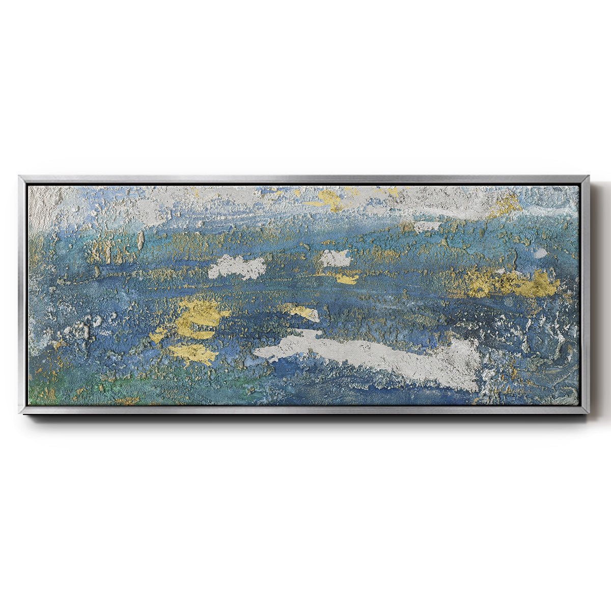 Sparkling Sea II - Floater Framed Canvas Print