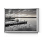Soft Summer Sunrise - Modern Framed Canvas Print