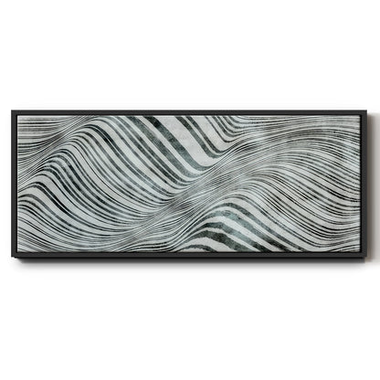 Forme de la mer  - Floater Framed Canvas Print