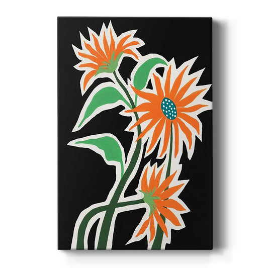 Pop Flowers III - Canvas Art Print