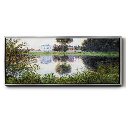 The Ball Shaped Tree, Argenteuil, 1876 - Floater Framed Canvas Print