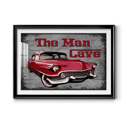 The Man Cave - Modern Framed Art Print